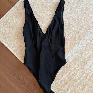 Zara Elegant Black Bodysuit